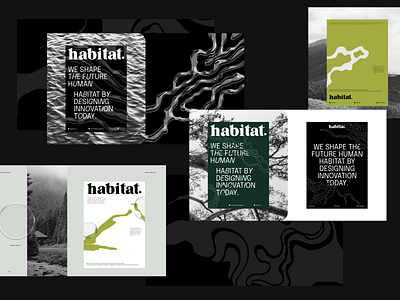 Habitat - Brand identity 3d agency brand brand identity branding case study creative design graphic design identity ui