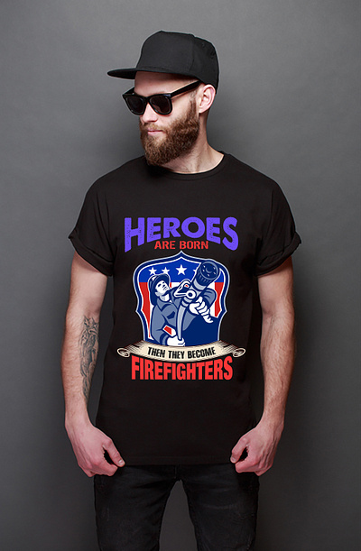 Firefighter T-shirt Design amazon awesome custom t shirt design bulk t shirt custom t shirt design fishing free mockup graphic t shirt design gym t shirt hunting t shirt logo logo design t shirt t shirt design t shirt mockup typography unique tshirt vintage tshirt