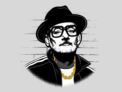 Run BFM 80s 80s style bfm bill murray illustration music rap shirt vector