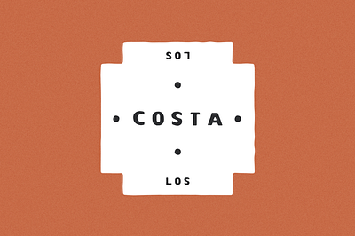 Los Costa Logo & Type Design branding design font fonts handlettering handmade illustration jamescoffman lettering lockup logo mexican mexico minimal new fonts type typedesign typeface