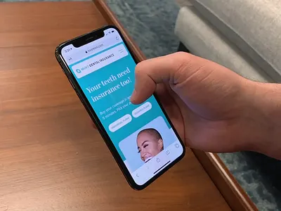 MINT Dental Mobile Experience branding clean dental dentistry design experience green insurance minimal mint mobile motion parallax plans scrolling smile ui web website