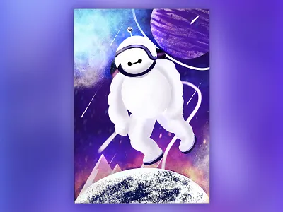 The Astronauts illustration procreate