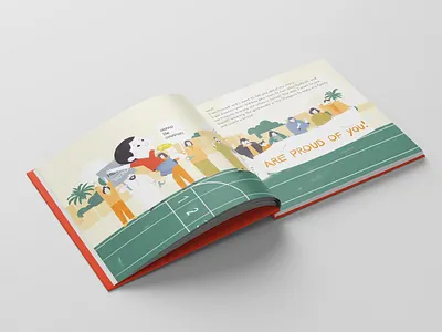 Picture Book art direction artdirection character design children book illustration childrens book design disease illustration kid procreate proud