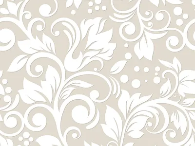 Floral seamless pattern with decoratrive elements floral ornament pattern seamless swirl