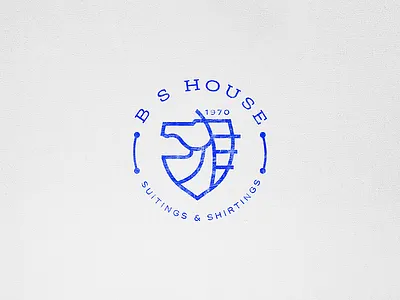 B.S. House | Logo branding businesscard graphic graphicdesign identity india letterhead logo logodesign stationery typography