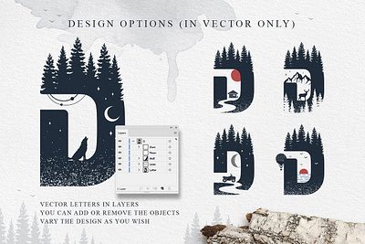 Into The Wild - Double Exposure Font adventure adventure font animals bear branding camp color font deer double exposure double exposure font double exposure fonts font design fonts collection landscape logo nature nature font postcard wild wild font