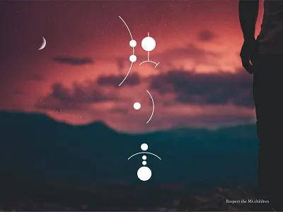 Mr.children 独り言 cover design design design art design typography designer designs hiragana kanji title design typo typogaphy typographic typography typography art typography design