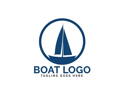 BOAT LOGO boat brand branding business design icon illustration illustrator logo speed sport transport transportation vector yacht
