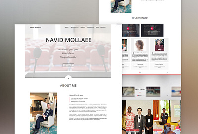 Personal Website Design minimal personal ui ui design ux ux design webdesign