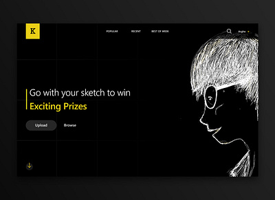 Web UI Contest( Dark mode) adobe adobexd centest dark darkapp photoshop sketch sketching uiux web web design web app website webui