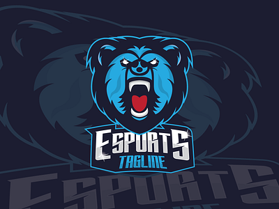 Bear Esports Logo bear esport esportslogo illustration logo