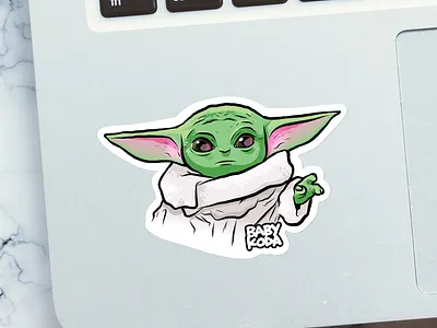Baby Koda baby dev koda sticker yoda