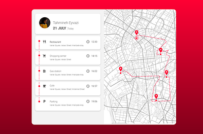 Location Tracker 020locationtracker dailyui design ui