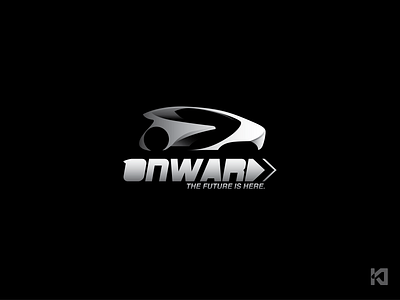 ONWARD car design future gradient illustration illustrator logo onward vector