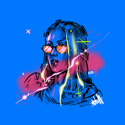 Sanya characterdesign design graphics illustration portrait portrait art