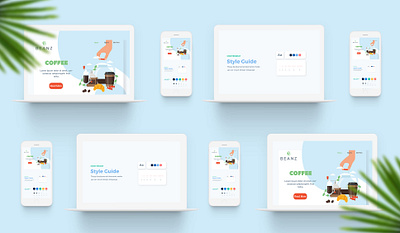 Test style guideline branding branding and identity business coffee corporate corporate identity design guideline icon illustration logo modern typhography vector