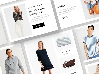 Feshto - Fashion Email Bundle design email email design email marketing email template fashion typography ui ux web website