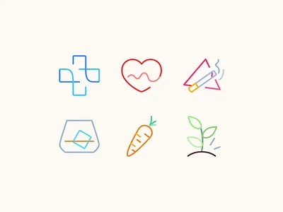 Personal Health Icons design icons ui