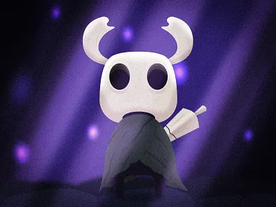 Hollow Knight Illustration art fan art fanart gaming hollow knight illustration illustrator indie vector vector illustration video game video game art