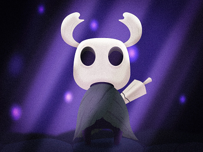 Hollow Knight Illustration art fan art fanart gaming hollow knight illustration illustrator indie vector vector illustration video game video game art