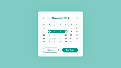 Date Picker | Daily UI #080 daily ui daily ui 080 dailyui dailyui080 datepicker