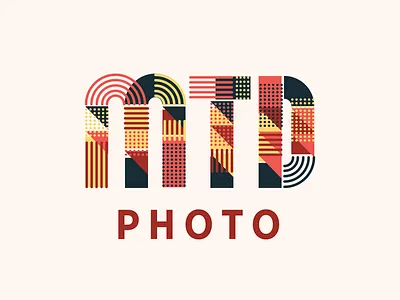 Playful Photography Logo design flat geometric geometric design illustration initial logo initials logo typography