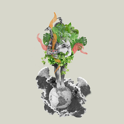 ¨PIES SOBRE LA TIERRA¨ ¨FEET ON THE GROUND¨2017 collage concept art digitalart illustration nature photoshop