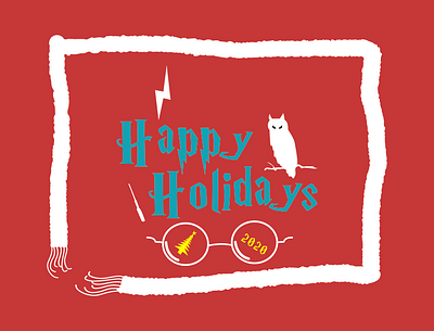 Holiday Card #weeklywarm-up illustration inkscape weekly warm up