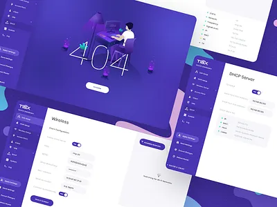 Router Dashboard design ui ux web web design webdesign website