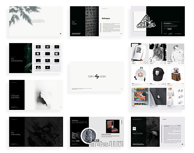 "47" Production Presentation 2k20 blackandwhite clean design graphicdesign illustrator presentation presentation design presentation layout shadow unique logo