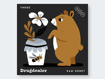 3. Drugdealer 10x19 illustration music record albums