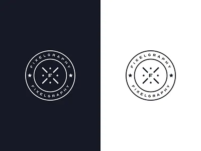 Fixelgraphy brand brand identity fixelgraphy logodesign minimal logo spark stars