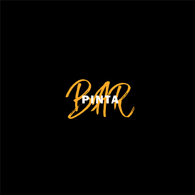 pinta bar logo bar font logo logotype pinta