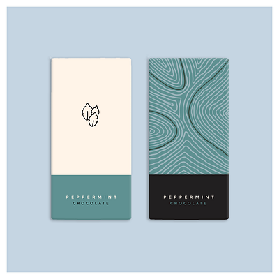 𝙎𝙀𝙇𝙁 𝙋𝙍𝘼𝘾𝙏𝙄𝘾𝙀 | Peppermint Chocolate Wraps chocolate illustrator design minimalism minimalistic portfoliowork selfpractice