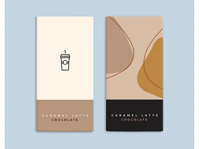𝙎𝙀𝙇𝙁 𝙋𝙍𝘼𝘾𝙏𝙄𝘾𝙀 | Caramel Chocolate Wraps chocolate illustrator illustrator design minimalism portfolio work