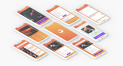 Nishikigoi - Mobile Application app branding design material design ui