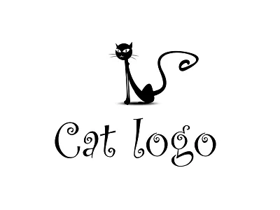 Cat logo illustration logo