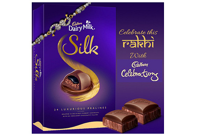 Rakhi Celebration-with Dairy Milk design typography