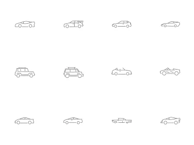 ⭐ Roicons - vehicles icon set design essential icons flat icons icon icon app icon car icon design icon pack iconography iconset roicons vehicles vehicles set