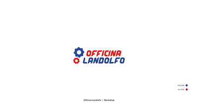 Officina Landolfo | Workshop branding design logo logo design motion design motor rebranding shop repair typography