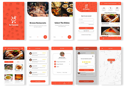 Koti Ravintola (Home Restaurant) buffet app food app food app design food mobile app home restaurant app ios app design mobile application design