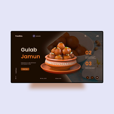 Foodiez UI adobe xd behance designer designs inspiration logo logodesign trending ui ui designer uidesign uitrends uiux ux ux designer uxdesign uxui web webdesign webdevelopment