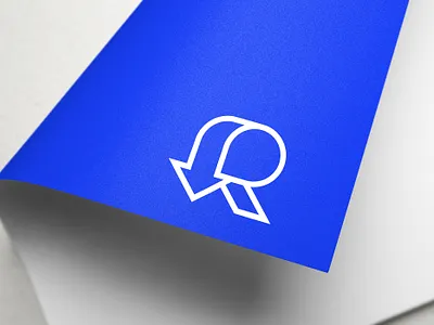 R Arrow Logo Design arrow arrow logo blue brand mark branding icon letter mark mockup mockup design mockup psd mockups monogram monogram design monogram logo r logo symbol typogaphy ui web