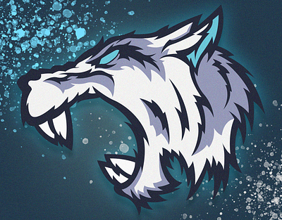 Wolf mascot logo design adobe clan design esport esports gaming illustrator logo logo design mascot mascot logo videogames wolf