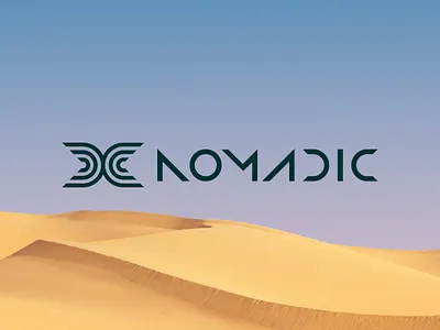 Nomadic branding custom design digital graphic design identity illustration logo typography ui