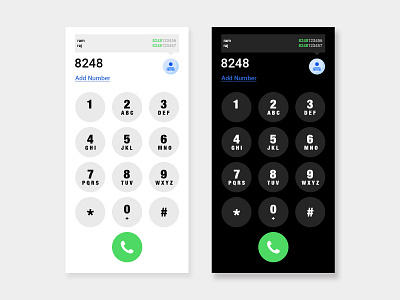 iphone dialpad lite and dark mode(creative) branding design flat iphone iphone dial pad iphone x iphone x mockup ui