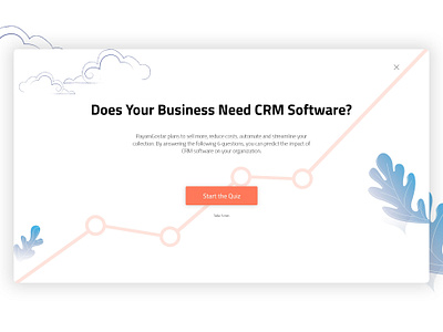 Quiz Landing crm illustration increase incredibles quiz ui ui design ux ux design vector webdesign