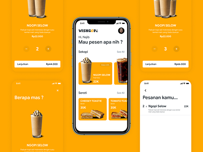 WISNGOP¿ - Mobile App coffee coffee cup coffeeshop mobile mobile app mobile app design mobile design mobile ui ui ui ux uidesign uiux ux uxui