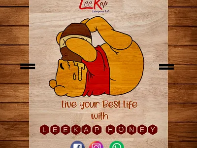 LEEKAP MEME branding honey leekap meme organic logo social media ads social media advertising