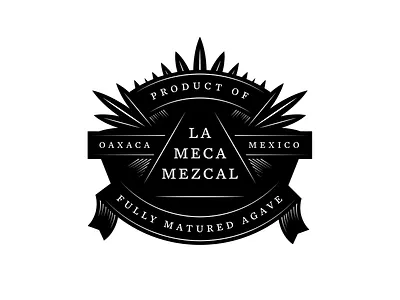 La Meca Outtakes agave branding illustration killed lockup logo logo design mexico mezcal type typography